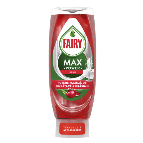Засіб для миття посуду Fairy Max Power Pomegranate, 545 мл